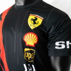 OD014 เสื้อยืดกีฬา Ferrari Racing Tshirt - Image 5