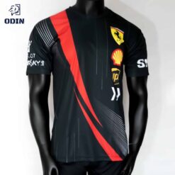 OD014 เสื้อยืดกีฬา Ferrari Racing Tshirt - Image 3
