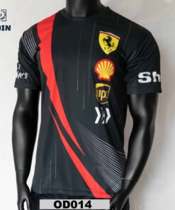Alternative view of OD014 เสื้อยืดกีฬา Ferrari Racing Tshirt
