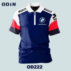 OD222 เสื้อคอปก มีซิป BMW Zippered Polo Shirt