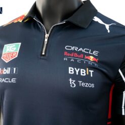 OD236 เสื้อคอปก มีซิป Redbull Zippered Polo Shirt - Image 4