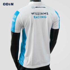 OD232 เสื้อคอปก มีซิป Mercedes AMG Zippered Polo Shirt - Image 4