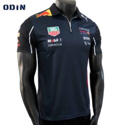 OD236 เสื้อคอปก มีซิป Redbull Zippered Polo Shirt - Image 3