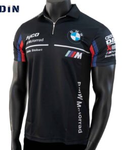 Alternative view of OD235 เสื้อคอปก มีซิป BMW Zippered Polo Shirt