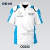 OD232 เสื้อคอปก มีซิป Mercedes AMG Zippered Polo Shirt