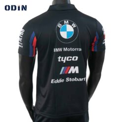 OD235 เสื้อคอปก มีซิป BMW Zippered Polo Shirt - Image 4