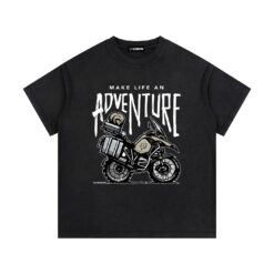 Make Life An Adventure - Odin Vintage Wash Cotton T-Shirt - Image 5