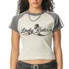 Lady Rider Bodycon Raglan Sleeve Odina T-Shirt