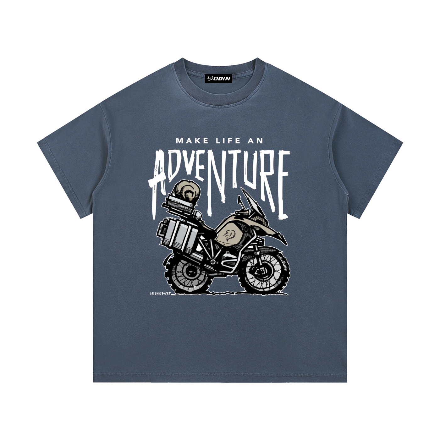 Make Life An Adventure - Odin Vintage Wash Cotton T-Shirt