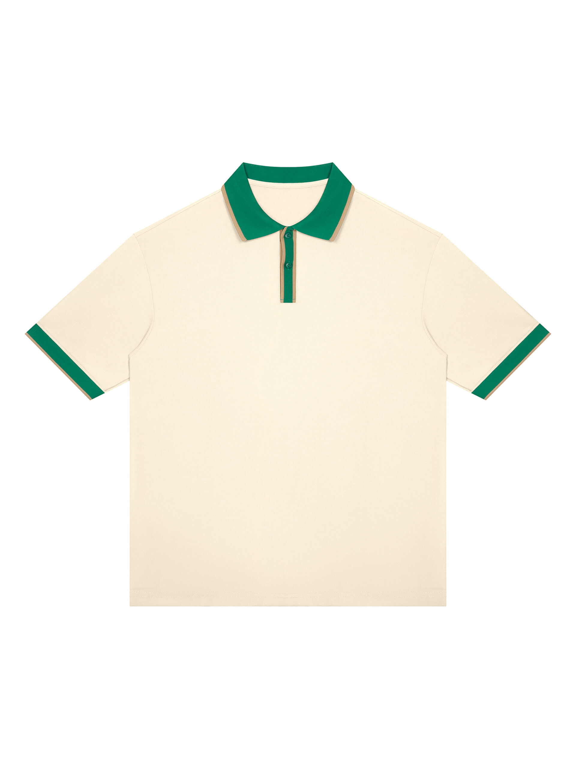 Unisex Color Block Polo Shirt