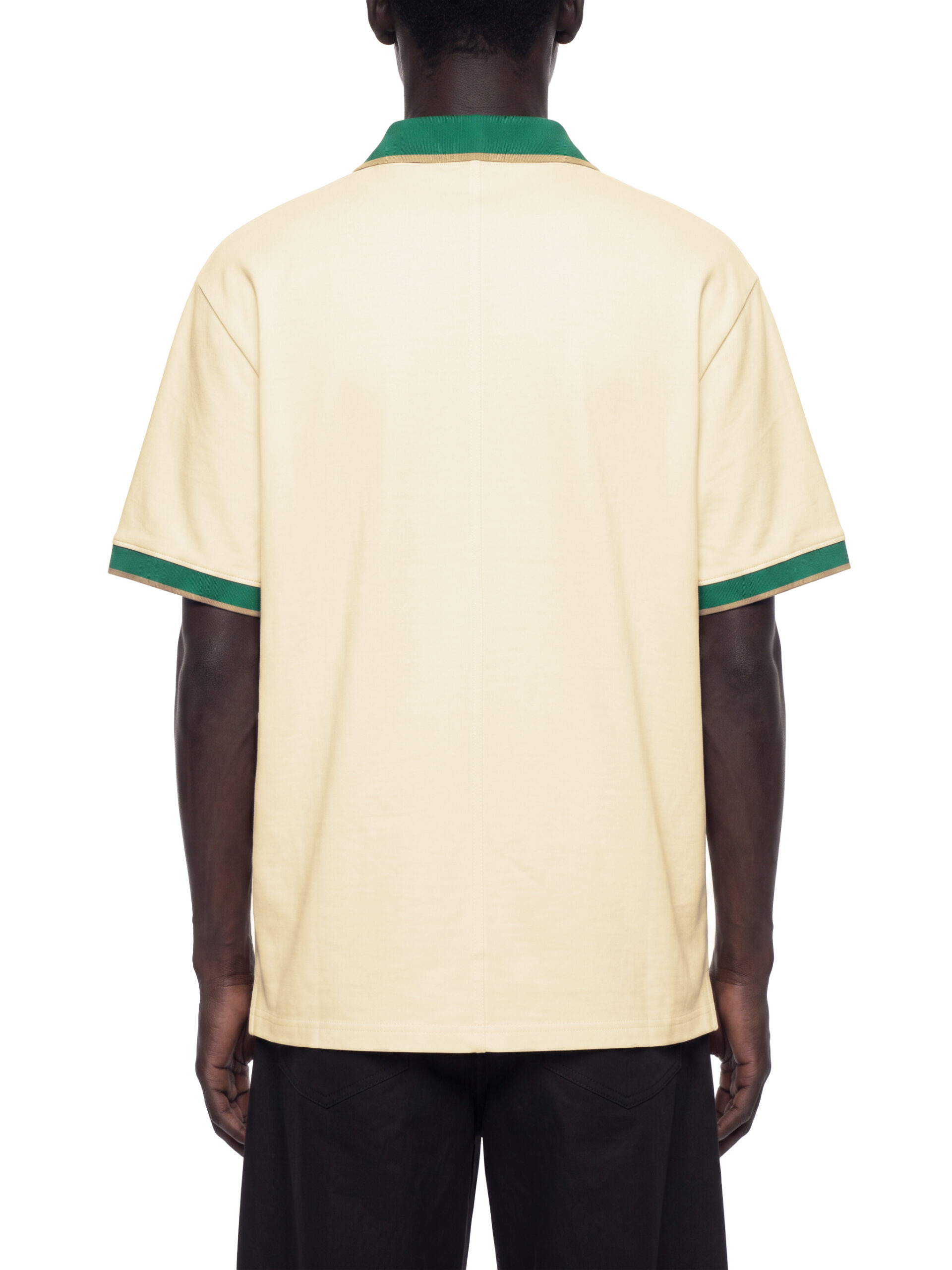 Unisex Color Block Polo Shirt - Image 6