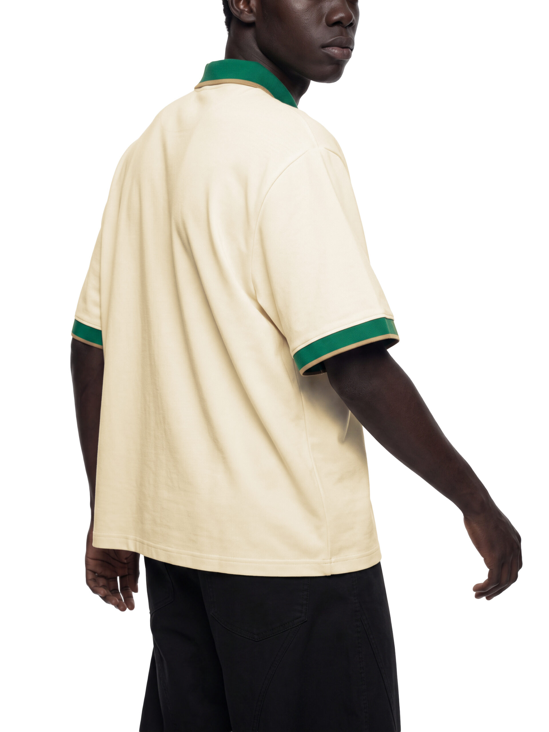 Unisex Color Block Polo Shirt - Image 7