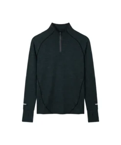 Mens Quarter-Zip Raglan Training T-Shirt