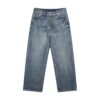 Odin Men's Vintage Wash Straight Leg Denim Jeans